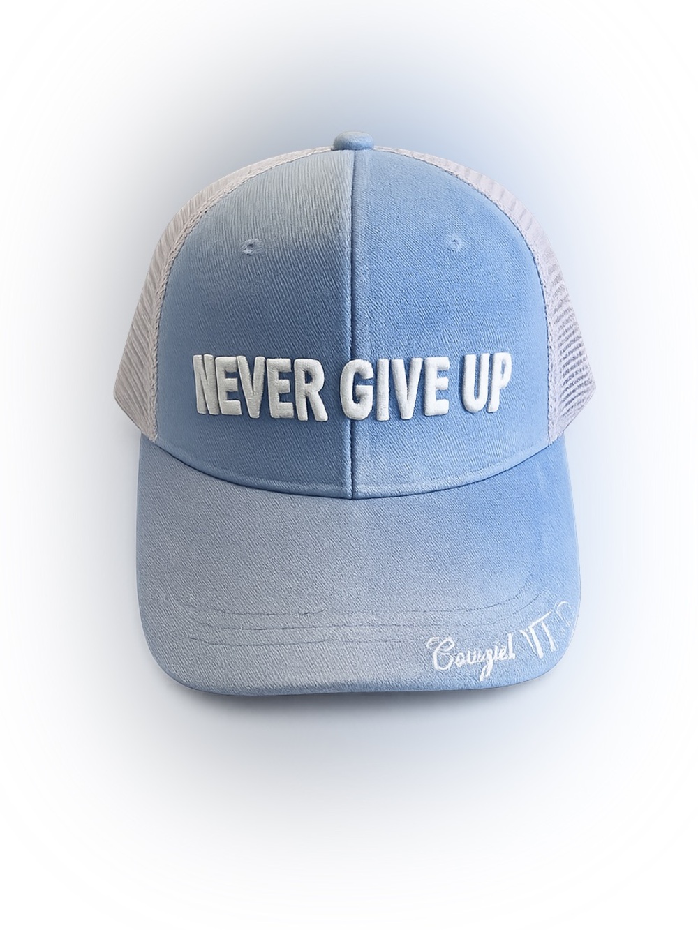 Denim‎ "Never Give Up" Cap Adjustable Baseball Hat Casual Streetwear
